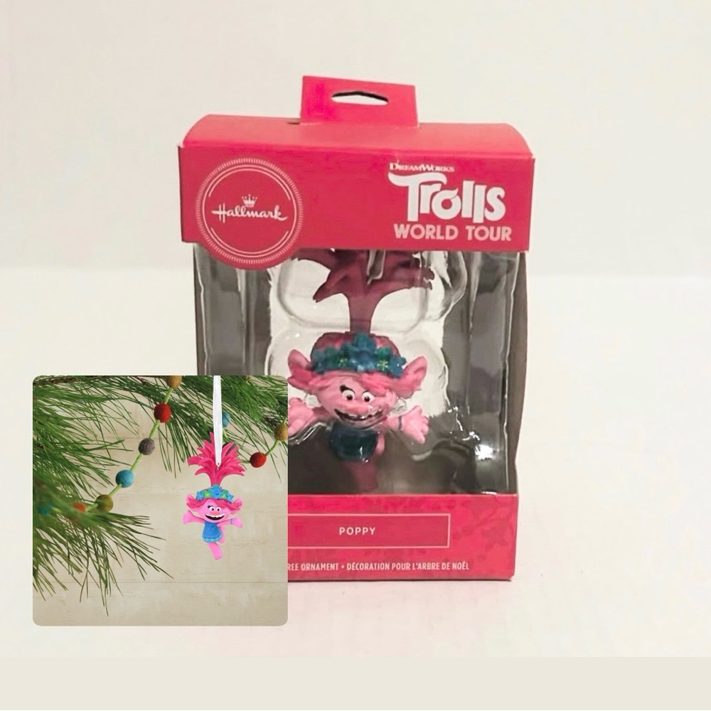 Hallmark Trolls World Tour Poppy Ornament